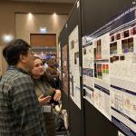 Rachel is presenting her poster at the National Society of Developmental Biology conference in July 2023