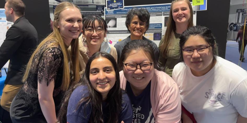 We had 4 posters from our undergrads at Research Showcase