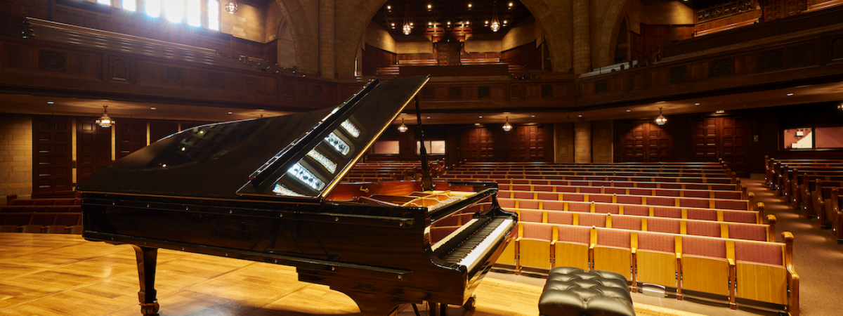 Photo inside Maltz Performing Arts Center