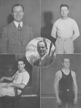 Leonard R. Semple with the 1936/37 WRU athletic staff.