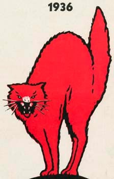 Early version of the WRU Red Cat, 1936