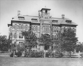 Adelbert Main Building with 1897 rebuilt tower