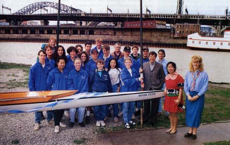 The christening of the boat, Agnar Pytte, 1994