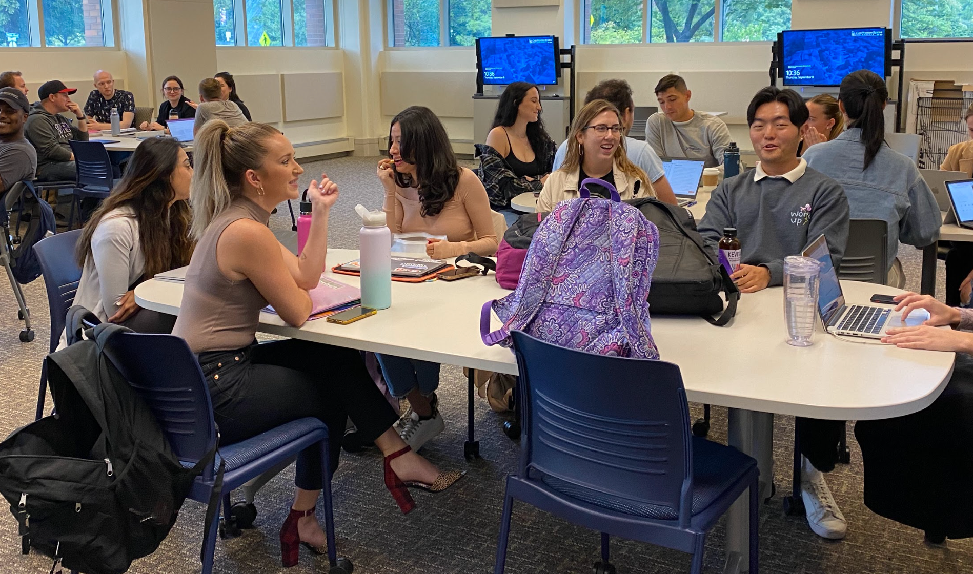 Students in Small Group Session