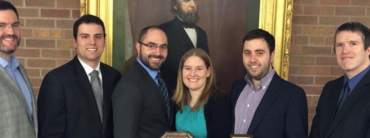 members of the Moot Court and Mock Trial program at case western reserve university school of law