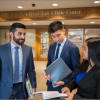 Students standing outside of the Milton A. Kramer Law Clinic Center
