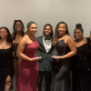 BLSA Mock Trial Team 2024, pictured holding their plaques. 
