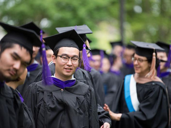 CWRU LLM Law students at graduation