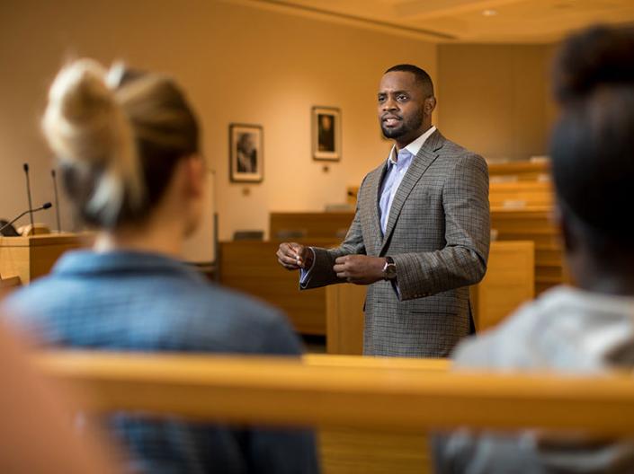 CWRU Law Students at Moot Court