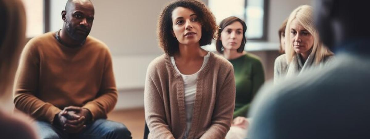 clinical trial group featuring diverse backgrounds