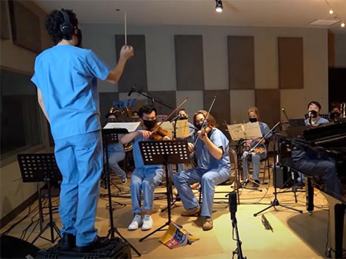 Students performing in Doc Opera