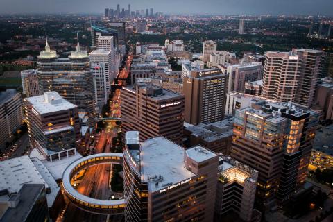 Aerial view of Memorial Hermann-Texas Medical Center