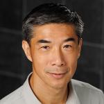 Man with short dark hair