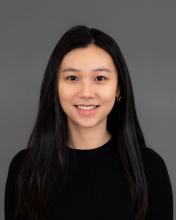 Woman with long dark hair