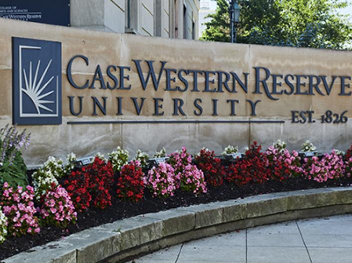 CWRU sign