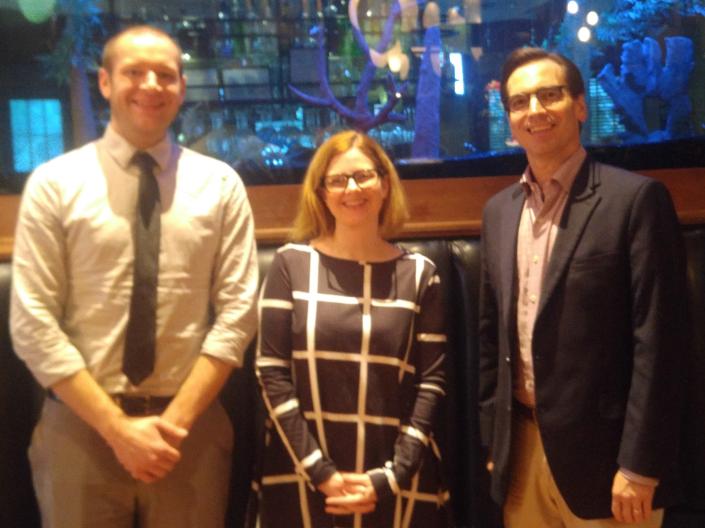 A picture of 2 MPH staff members and the MPH program director