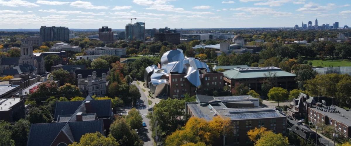 aerial of CWRU