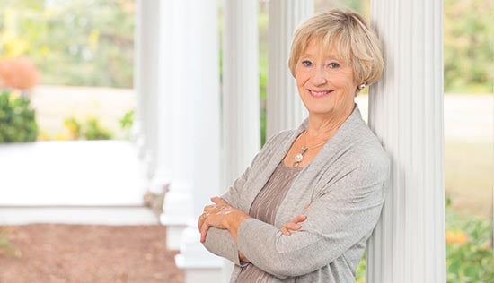 Formal Portrait of Sharon Tennstedt smiling.