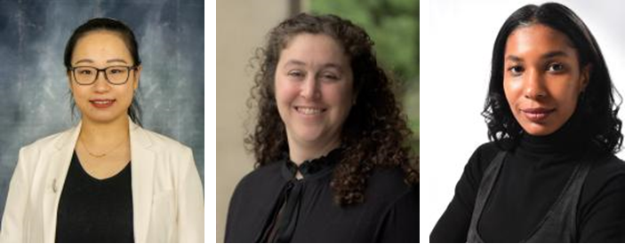 Images of Jill Yang, Lisa Kollins, and Amanda King