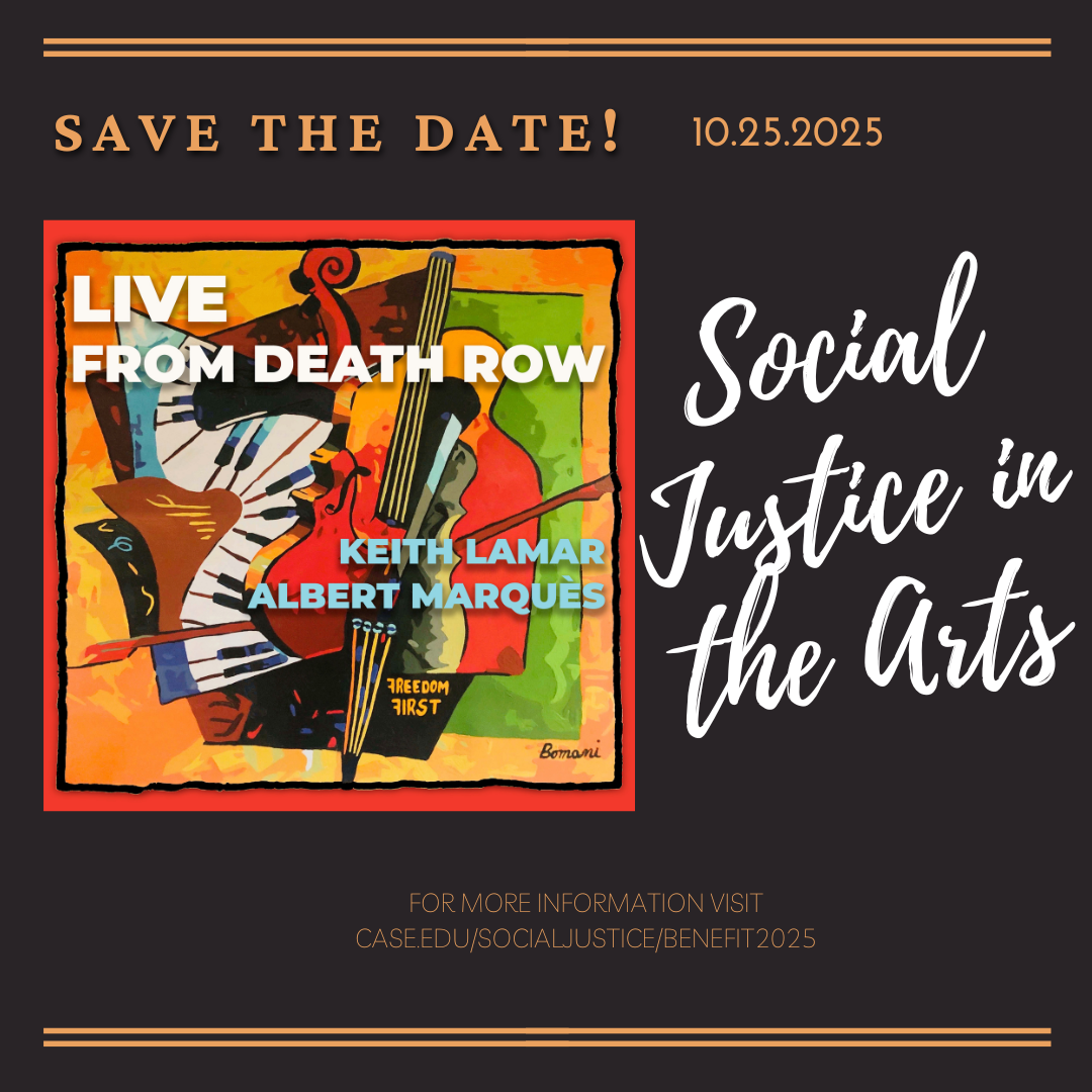 Save the Date for Social Justice in the Arts, a benefit to be held on October 25, 2025
