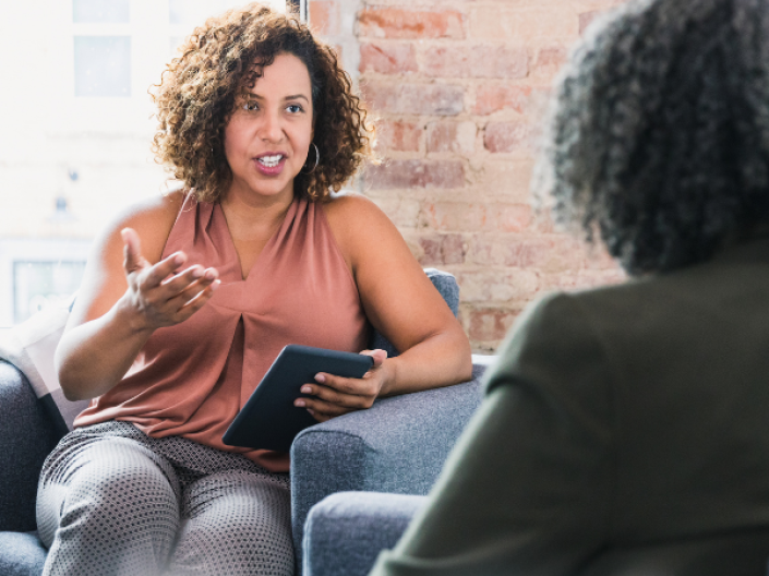 people in counseling session