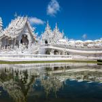Thailand waterscape with building