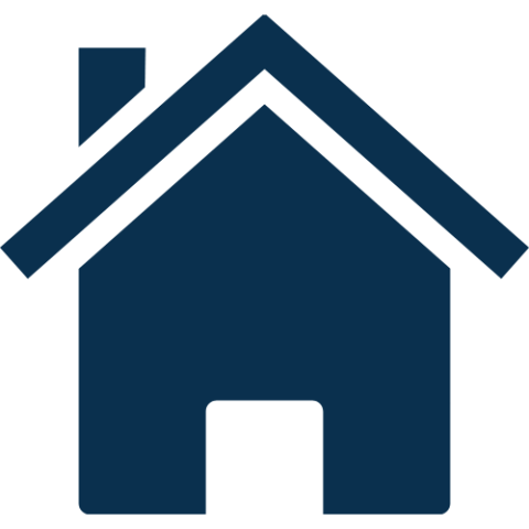 blue house icon