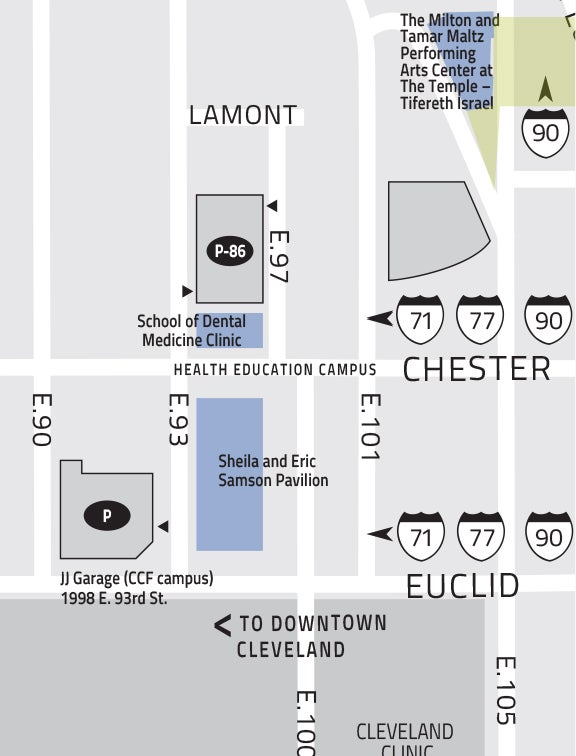 Dental Clinic Parking Map