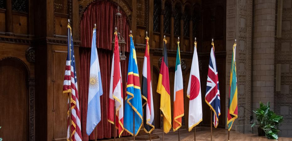 ceremony flags