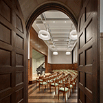 view of seats from koch recital hall