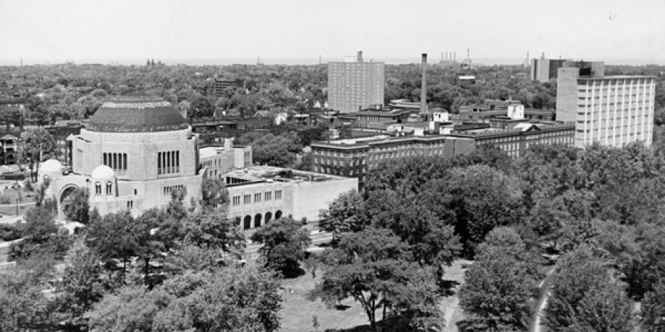 Temple-Tifereth Israel Birds Eye View