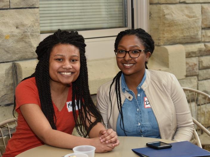 Photograph of students at SJI event