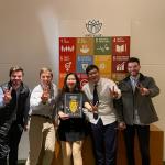 Photo of 2nd place 2022 winners, team "ESG Capital"